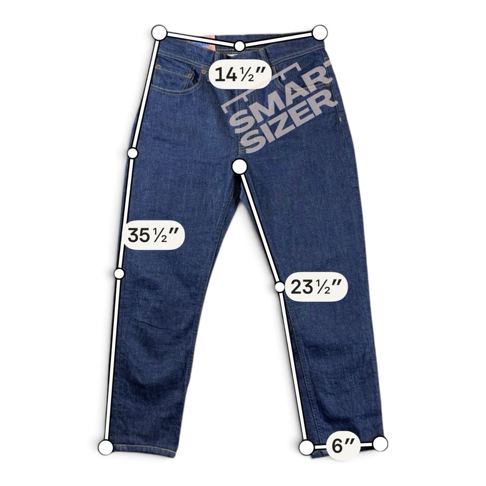 ACNE STUDIOS Bla Konst South Dark Blue Jeans Women's W26/L22 Whiskers Faded - Picture 5 of 9